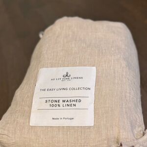 duvet cover King- Natural -stonewashed% linen bedding